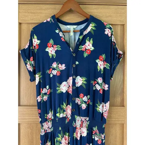 Matilda Jane Be Bold Romper Floral Navy Blue Brilliant Daydream Women’s Small