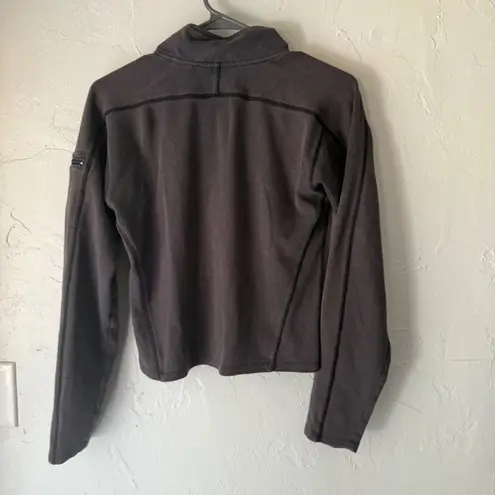 Toad & Co Horny Toad Quarter Zip Pullover Sweatshirt Gray Small Outdoor