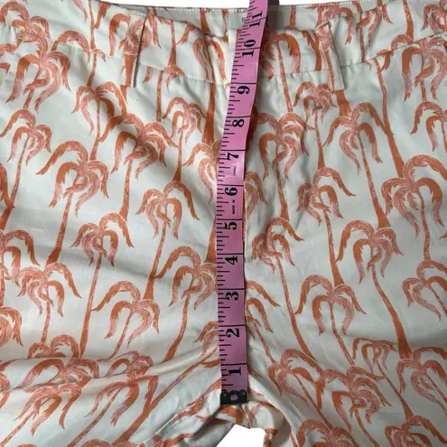 Scotch & Soda Slim Fit Chino Bell, Palm Tree Print, Size 27/32 in Pink Size 4 - Image 6