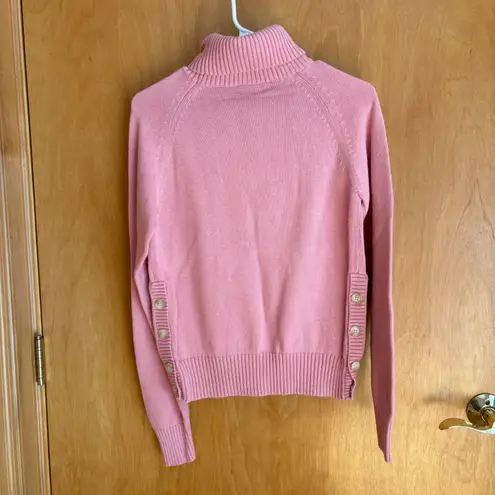 Polo Jeans Co. Ralph Lauren Pink Cotton Knit Turtleneck Sweater L/G Size L