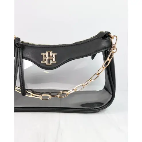 Caroline Hill Cassidy Clear Crossbody Bag Black | Stadium Approved | NWT
