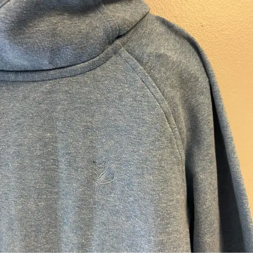 Fjällräven Fjallraven Hoodie Heathered Blue High Coast Hoodie XXS GUC Sweatshirt w/ Pocket