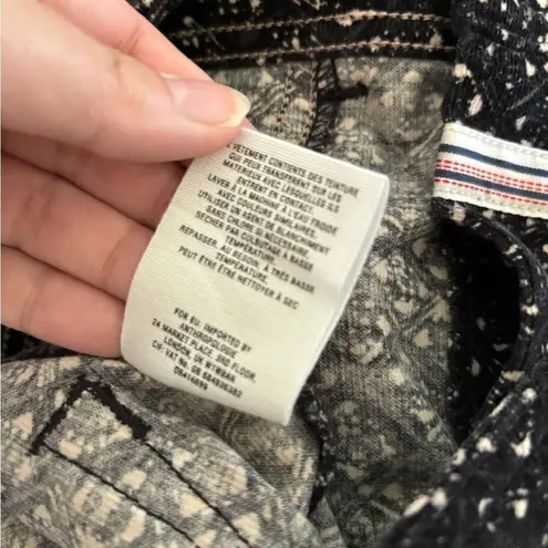 Pilcro and the Letterpress Serf printed skinny pants size 27 97% cotton