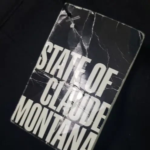 State of Claude Montana Cigarette pant ( taught Mqueen) Italian made nwt 80ās Black Size 4