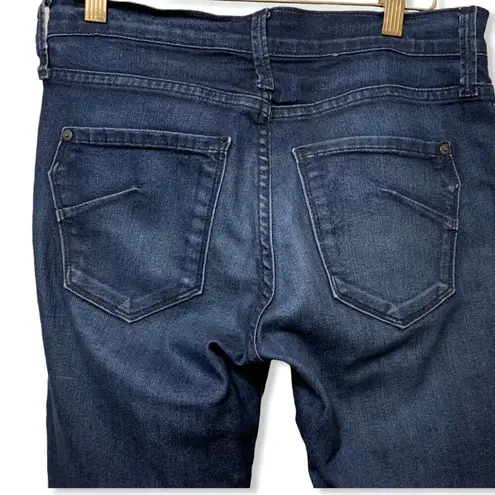 James Jeans Twiggy Blue Jeans Mid-Rise Skinny Size 27 Royal Blue Dark Wash