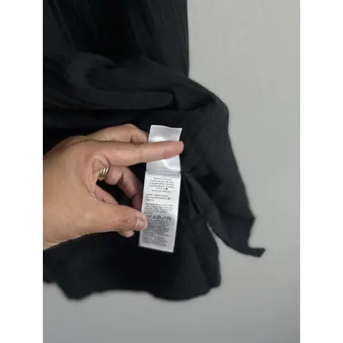 J. Crew Women’s Dress Size Small Black Crinkle Popover Collar Gauzy Relaxed