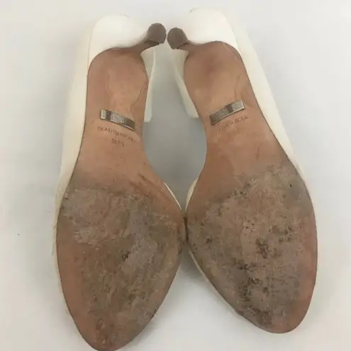 Badgley Mischka Ivory Pearson D Orsay Pumps Wedding Formal Heels Embellished 9