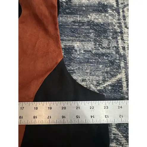 Bob Mackie Waistcoat Vest Wearable Art Peacock Feather Size XL Button Front NEW