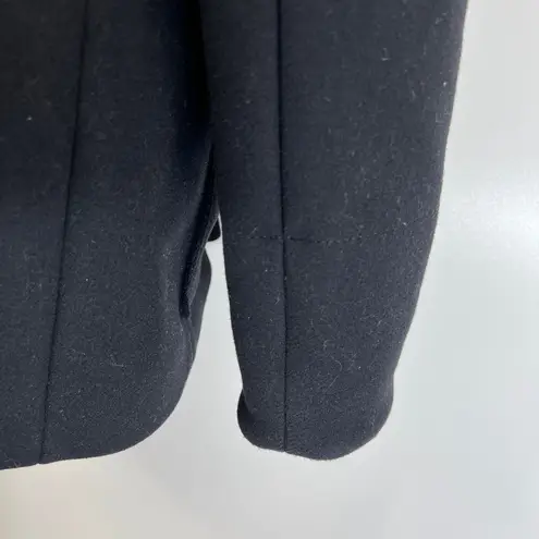 Marc by Marc Jacobs Wool Double Breasted Peacoat Black Dark Academia Preppy