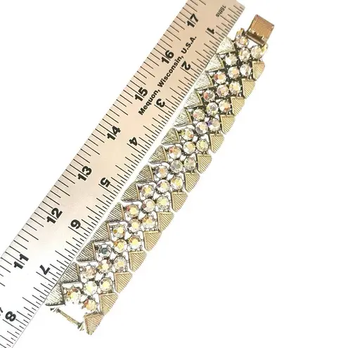 Coro Vintage Aurora Borealis Rhinestone Gold