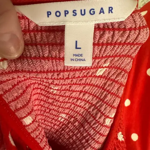 Popsugar Red and White polka dot Pop Sugar dress