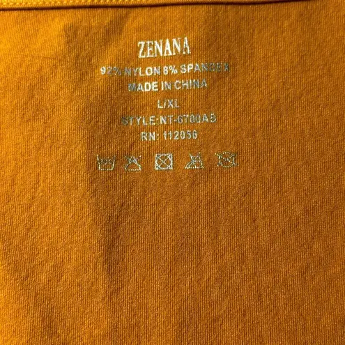 Zenana Outfitters Scoop Neck Seamless Tank Top Women’s Size L