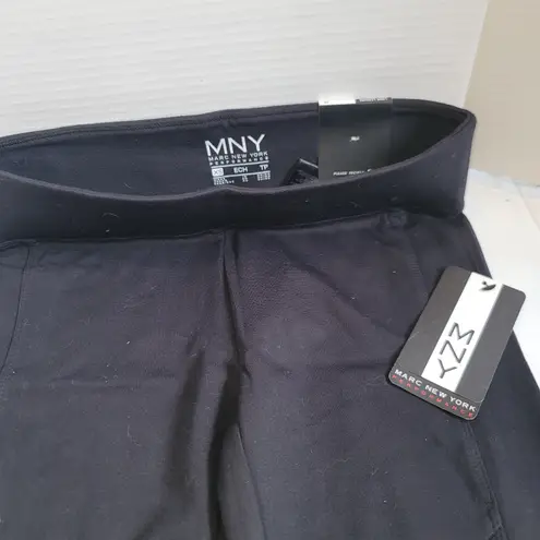 Marc New York Women's Black Long Legging Chevron Seams, XS