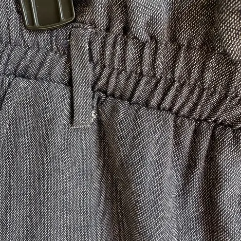 Fifteen Twenty Paper Bag Waist Wide Leg Chambray Pants~~Size Large~High Waist NWT