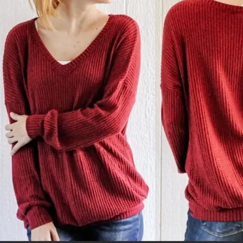 Freeloader Waffle Knit Kangaroo Top