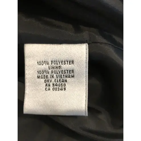 Kasper Women’s Houndstooth Blazer Jacket 6 Black White Dressy Career One Button