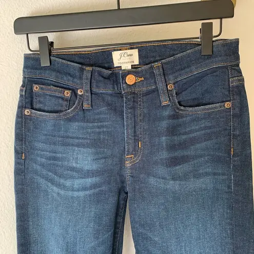 J.Crew  Toothpick Dark Denim Jeans