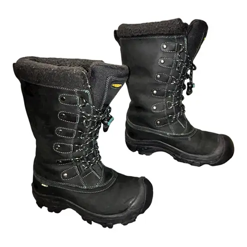 Keen Alaska Hiking Boots
Women’s Size 7 – Black with Blue Turquoise Trim