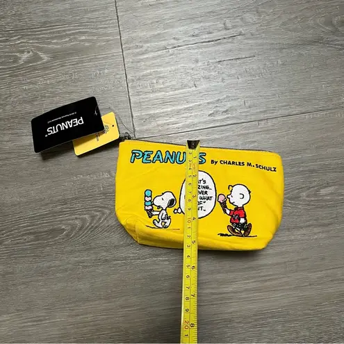 Snoopy peanuts charlie and sally brown mini pouch bag Yellow