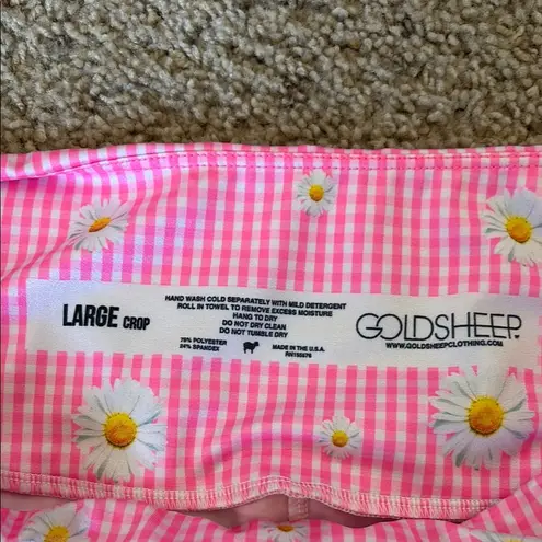 Goldsheep Pink Leggings with Stylish Flair Size L