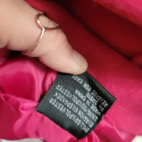 I.B. Diffusion fuchsia double breasted pea coat size medium