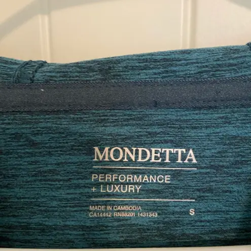 Mondetta NWOT |  women’s luxury performance teal pullover active‎ hoodie — small