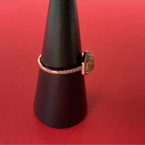 Bomb Party RBP3557 “Sweet Sparkle” Genuine Citrine on RoseGold Sz 10.5 Ring NWOT