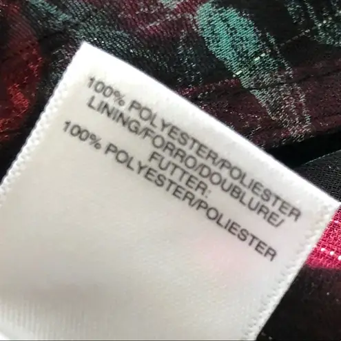 Rachel Roy Emma Floral Dress Long Sleeve Sheer V-Neck Mini Size M NWT $109.00