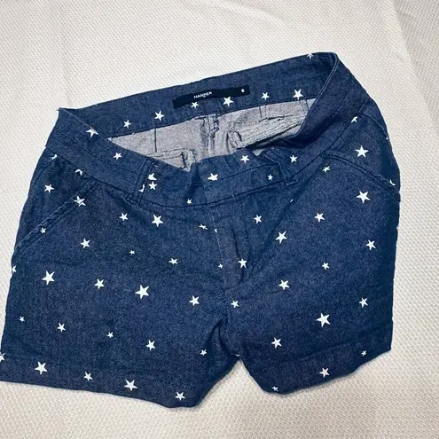 Harper Blue Jean Shorts with Tailored Fit