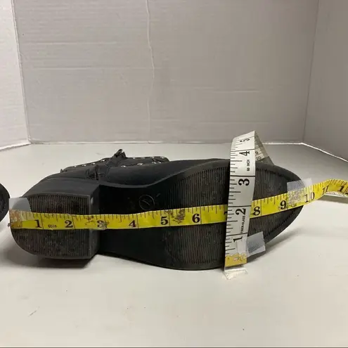 Route 66 , Women’s Black Studded Zipper Booties, Size 7, All Man made materials