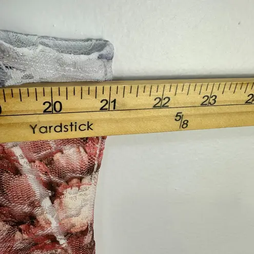 Brittany Black XL Floral Lace Top Pastel Boho Romantic Fairy Feminine Ethereal