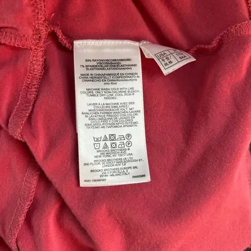 Brooks Brothers Womens Blouse Size M Career Work Event Peplum Pleated Cotton