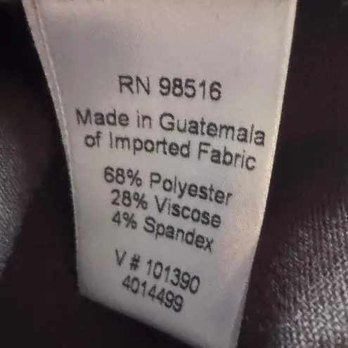 Coldwater Creek Classic Fit Brown Pants Size 12 Womens Career Dress