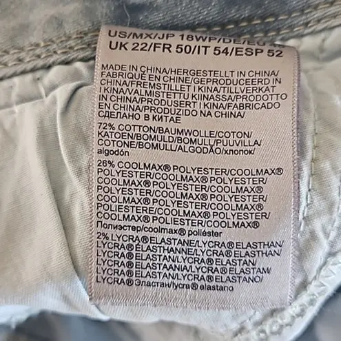 NYDJ Cool Embrace Wide Leg Crop Jeans - Size 18WP (Petite Plus) Light Wash NWT