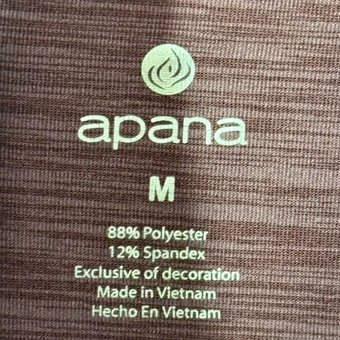 Apana Women quarter zip, long sleeve top size medium NWOT