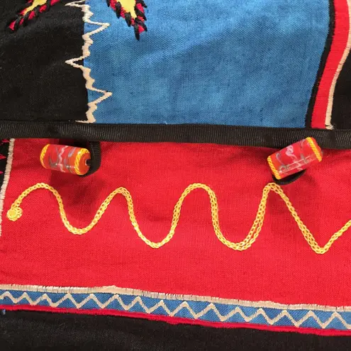 Draper’s & Damon’s Patchwork Embroidered Jacket Small Vintage Boho Artsy Lined