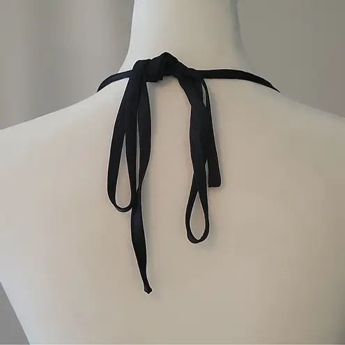 Altar'd State Altar’d State navy blue embellished Sequin Halter open back crop top - Image 5