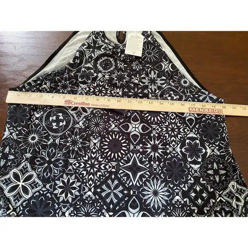 Made With Love Sleeveless Tunic Top Large Geometric Design NWT Festival Concert