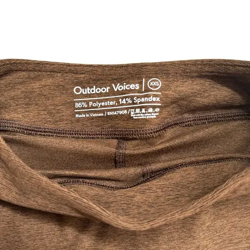 Outdoor Voices  Chocolate Brown Court Skort Women's XXS NWT