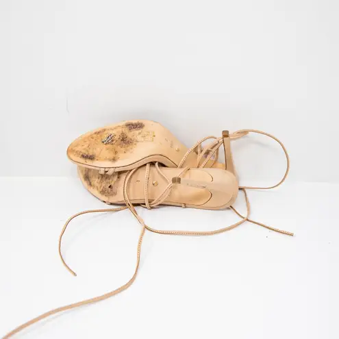 Raye Women's Genuine Leather Strappy Ankle Lace Up Stiletto High Heels Shoes 8