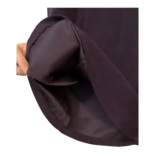 White Stag Vintage Suede Dark Sugared Plum Purple Maxi Skirt // Size 8