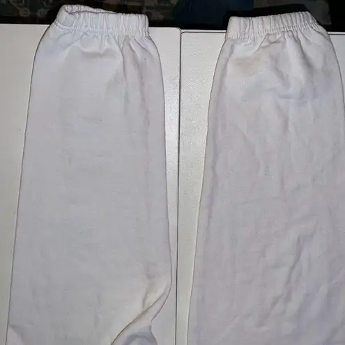 Aaliyah Y2K White graphic Sweatpants XXL