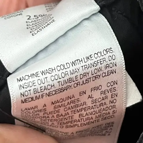 MOTHER High Waisted Looker Jeans Women’s Size 24 Guilty Party Skinny Ankle Fray Black