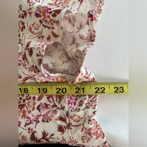 Isabel Maternity by Ingrid & Isabel Red and White Flutter Sleeve Sundress (745) Size L