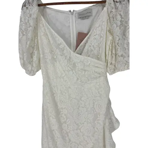 Anthropologie x BHLDN Sachin & Babi Cailyn Lace Mini Dress White Size 0