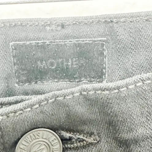 Mother Jeans Womens Size 30 Black Rambler Cargo Y2K Baggy Ankle High Waist