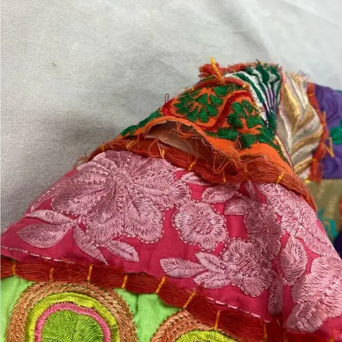 Handmade Indian Banjara Shoulder Tote Bag Bold Colorful Detailed Boho Patchwork