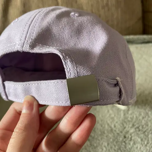 J.Crew  Canvas Baseball Hat in Purple Cream Colorblock One Size