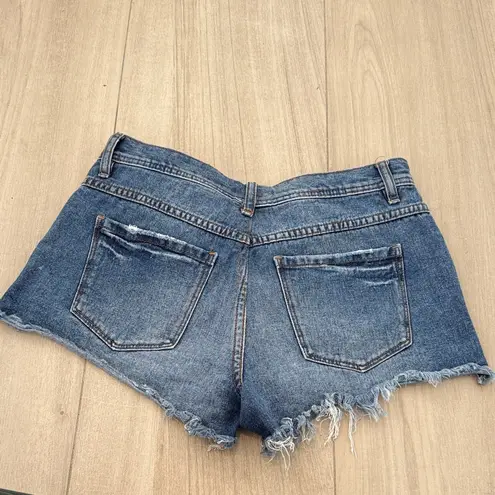 We The Free Distressed Denim Shorts