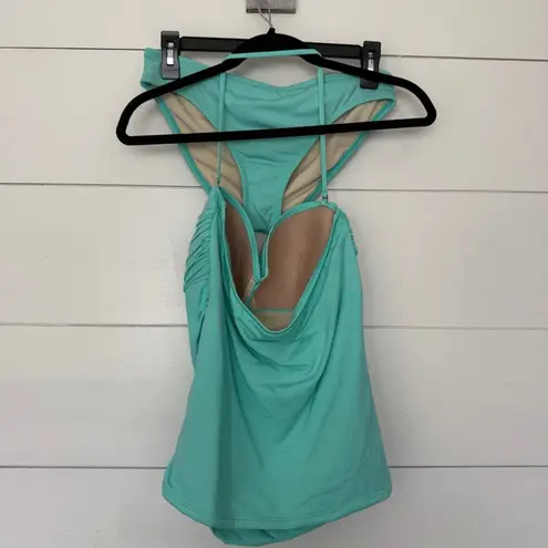 La Blanca Women’s 10 Mint Green Aqua 2 Piece Swim Set Tankini Bikini Bottom